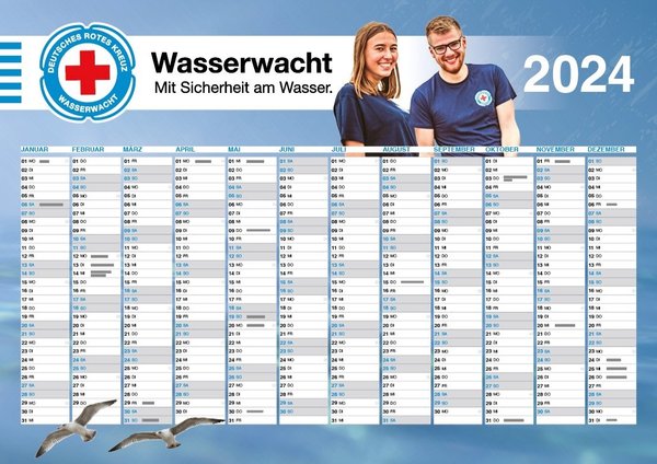 Wasserwacht Poster & Wandkalender 2024
