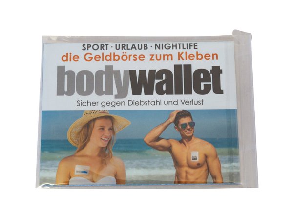 Bodywallet-Die Geldbörse zum kleben
