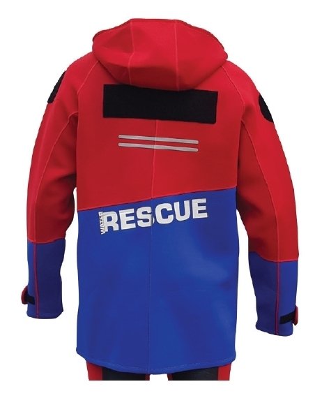 Rescue Coat Neoprene, Red/Blue